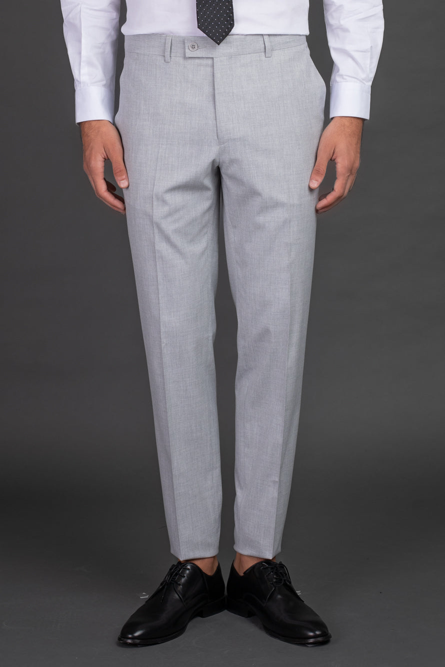Calça Bolso Faca Super Slim - Cinza Claro