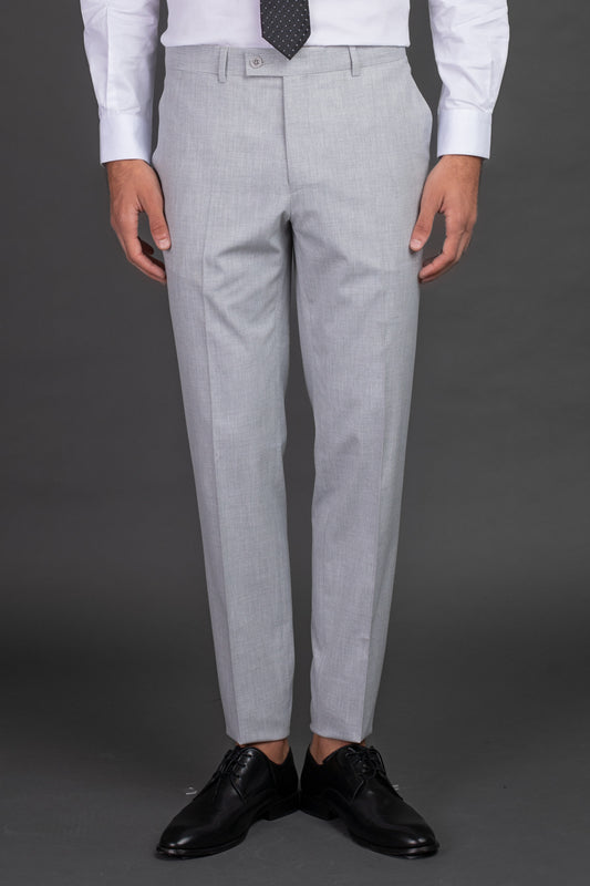 Calça Bolso Faca Super Slim - Cinza Claro