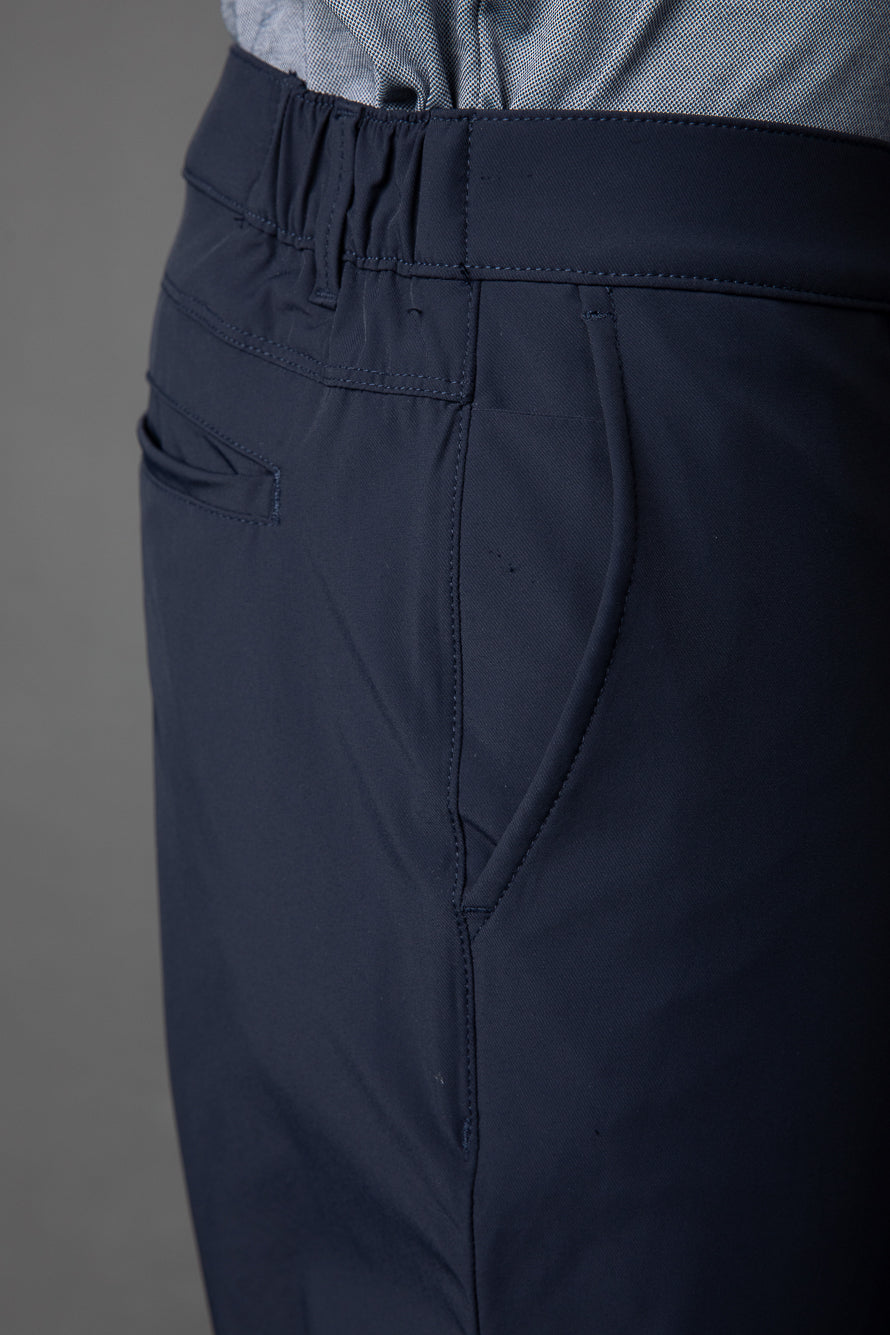 Calça Chino Slim Bolso Faca Tecnológica - Marinho