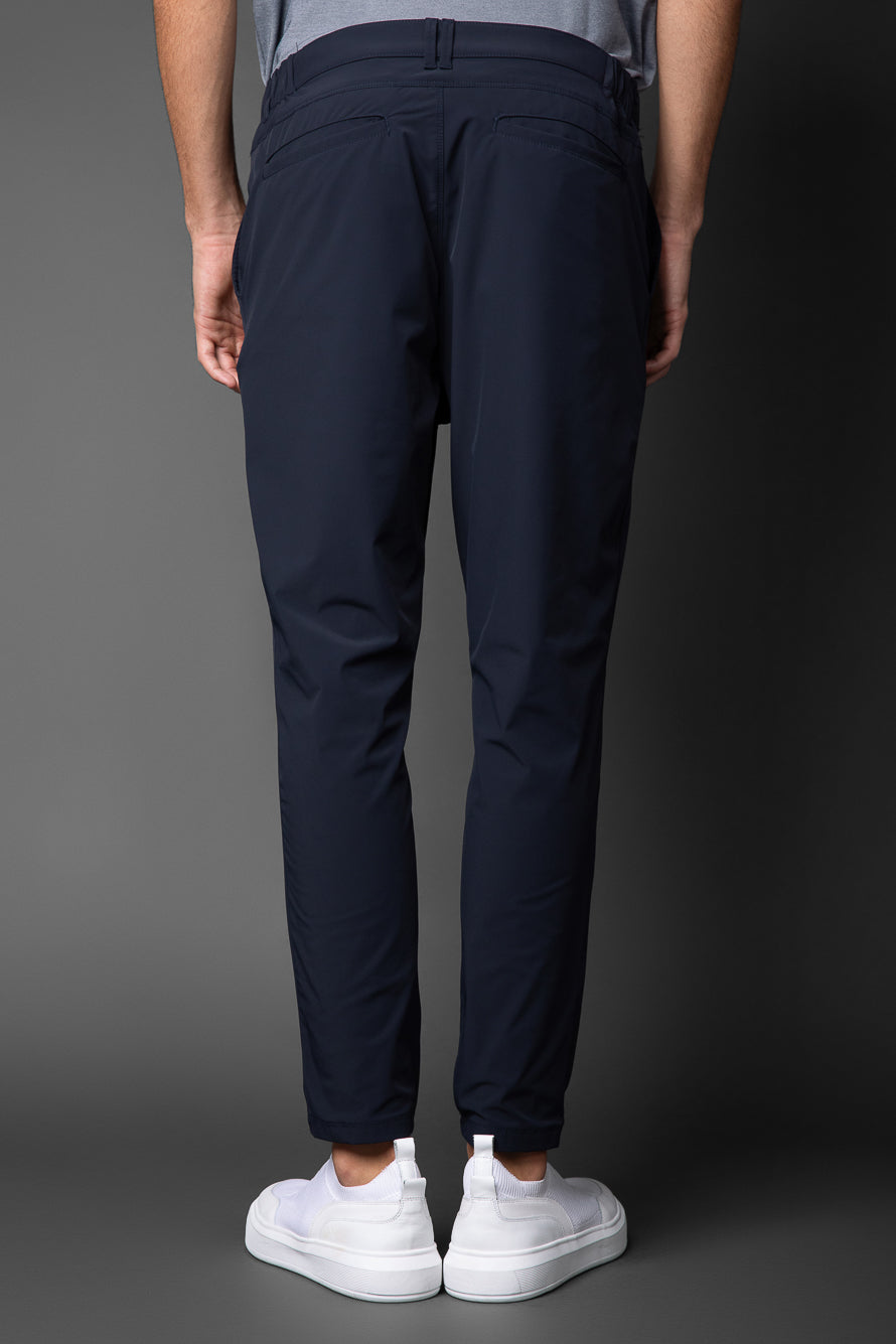 Calça Chino Slim Bolso Faca Tecnológica - Marinho