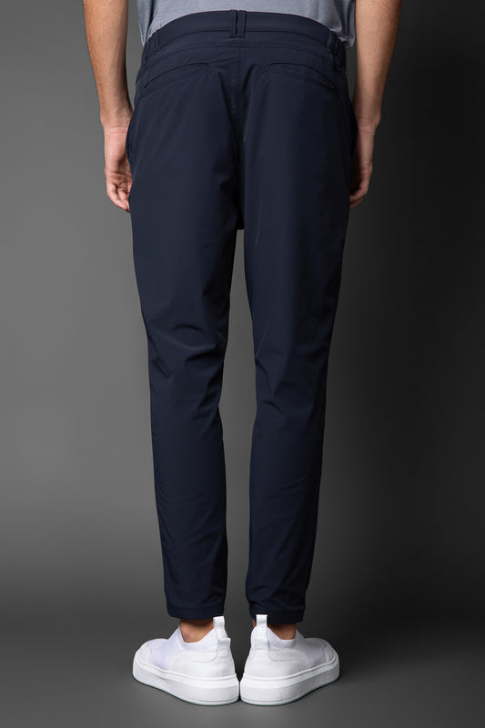 Calça Chino Slim Bolso Faca Tecnológica - Marinho