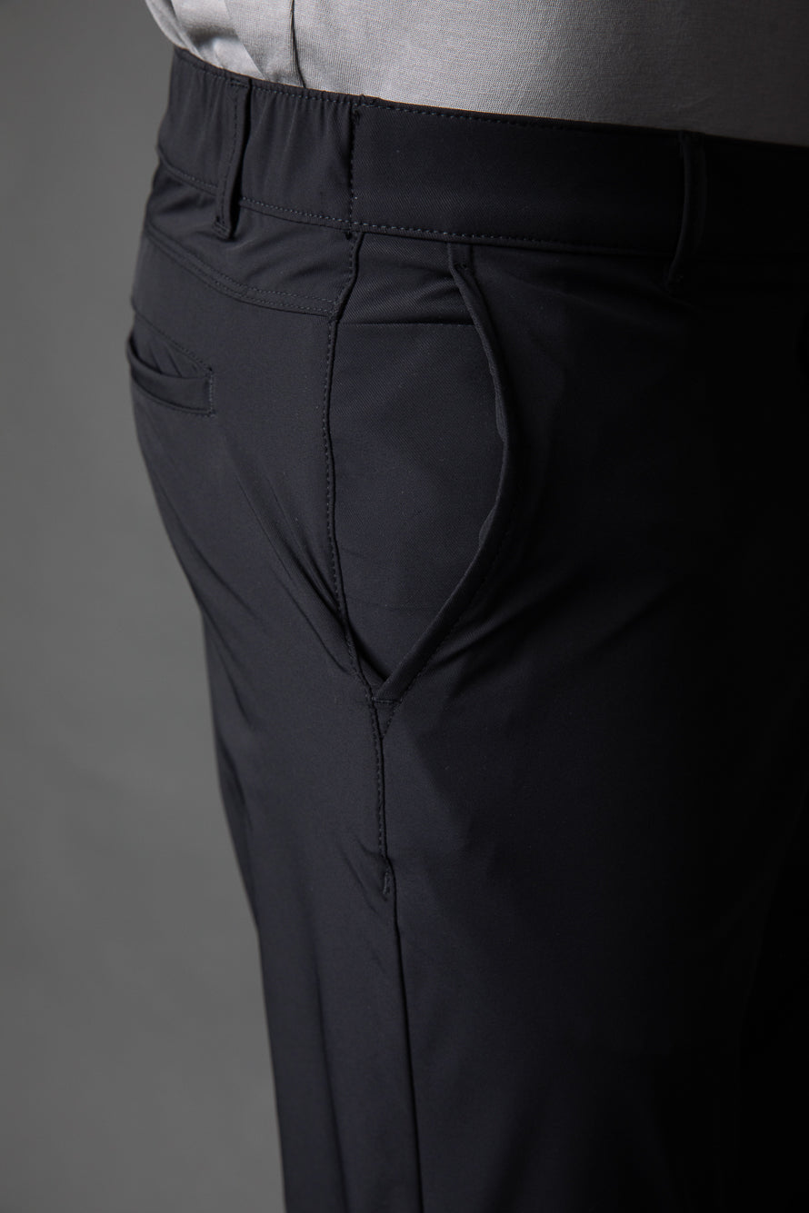 Calça Chino Slim Bolso Faca Tecnológica - Preto