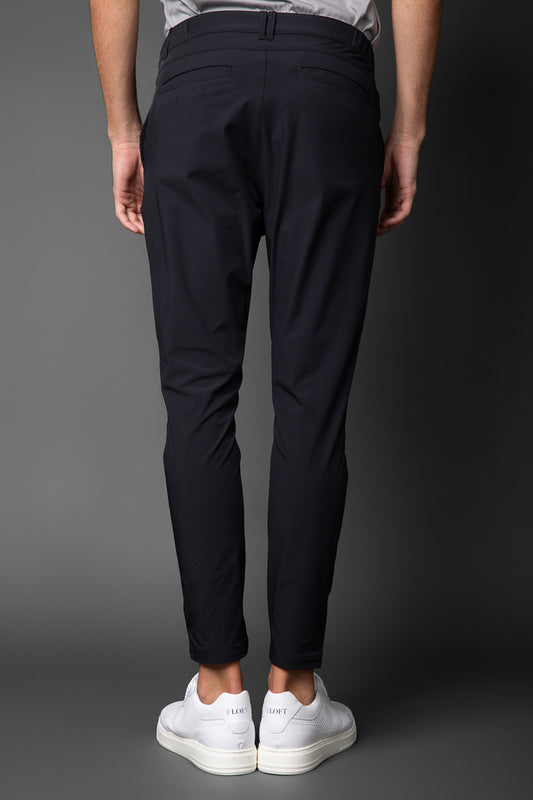 Calça Chino Slim Bolso Faca Tecnológica - Preto