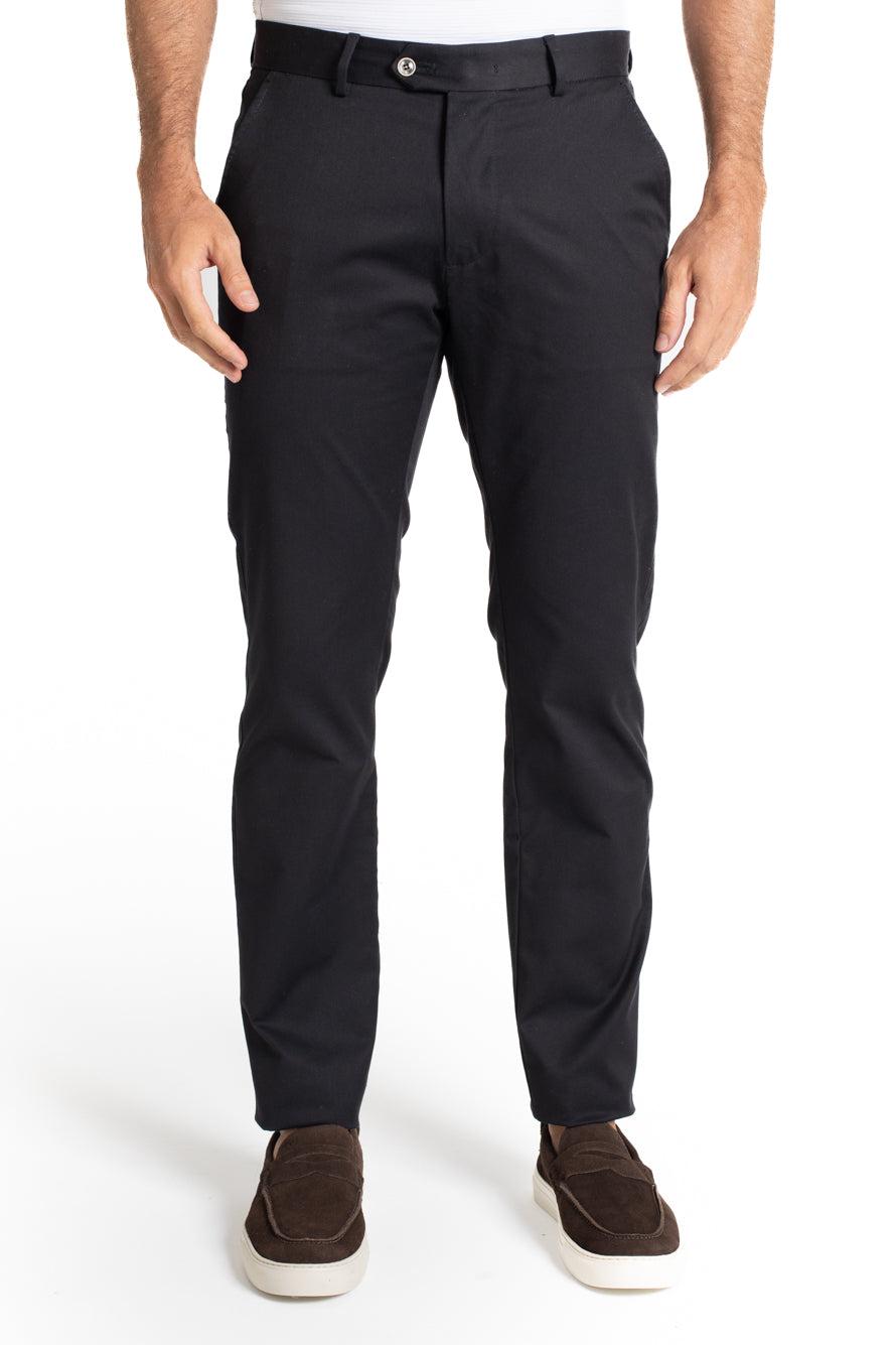 Calça Sarja Bolso Faca - Preto