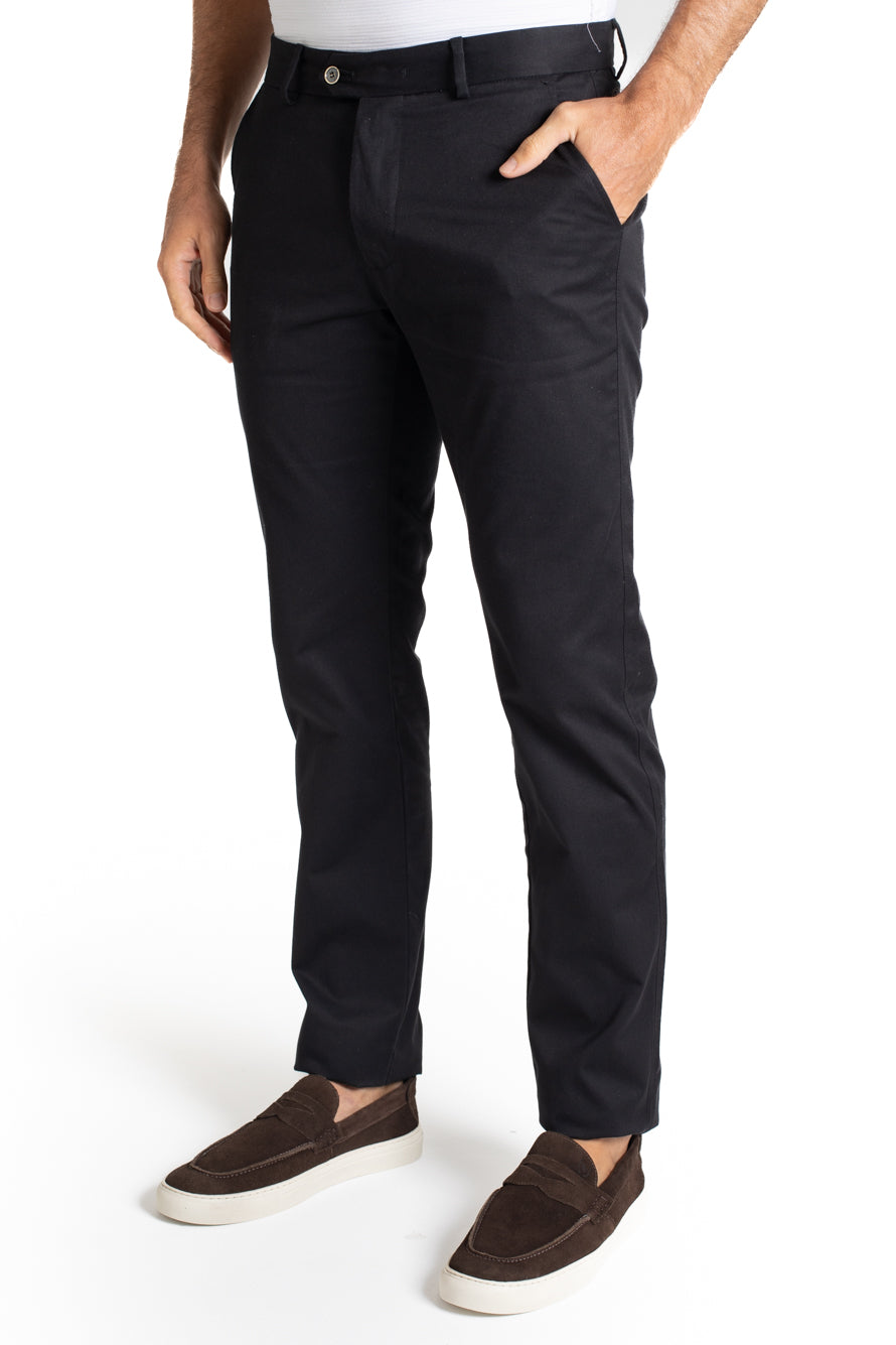 Calça Sarja Bolso Faca - Preto