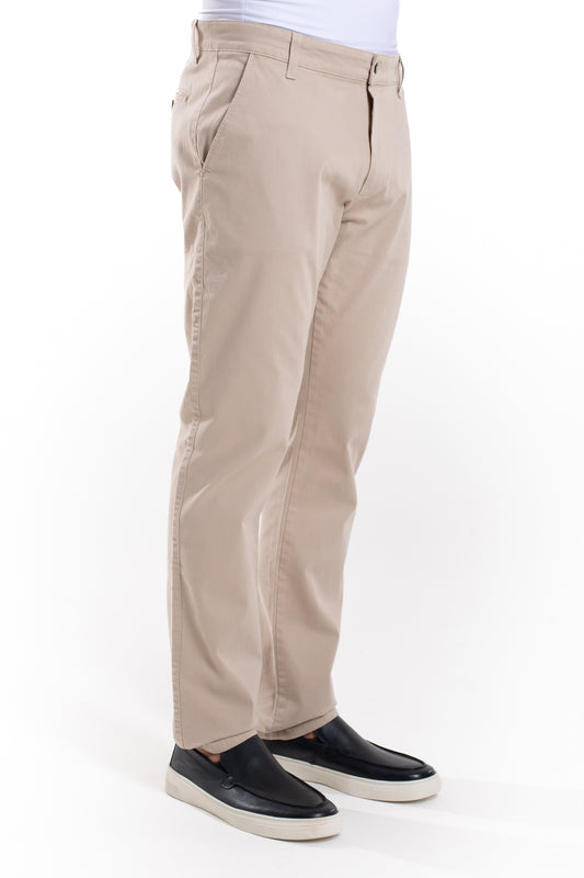 Calça Sarja Bolso Faca - Areia