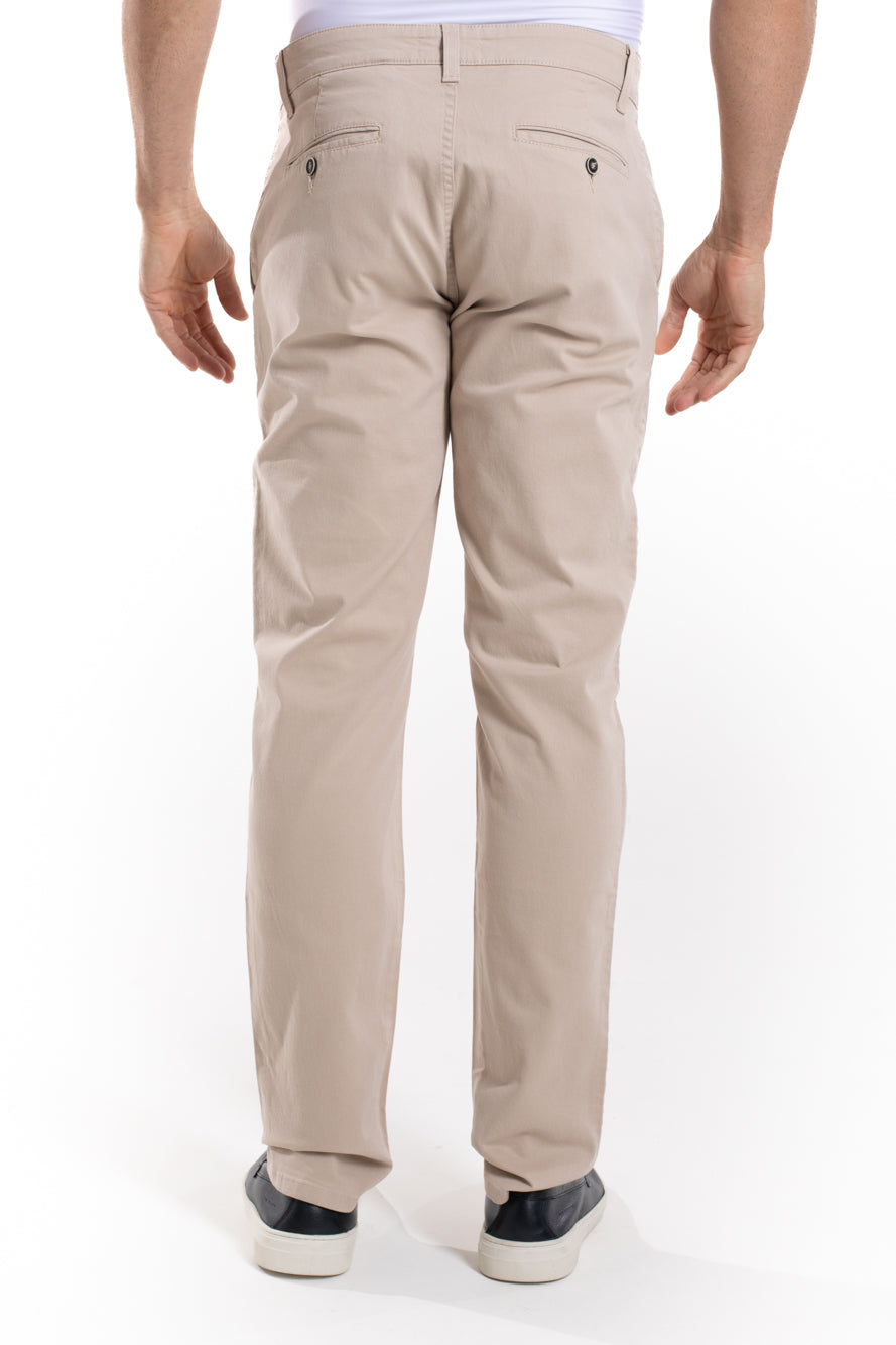 Calça Sarja Bolso Faca - Areia