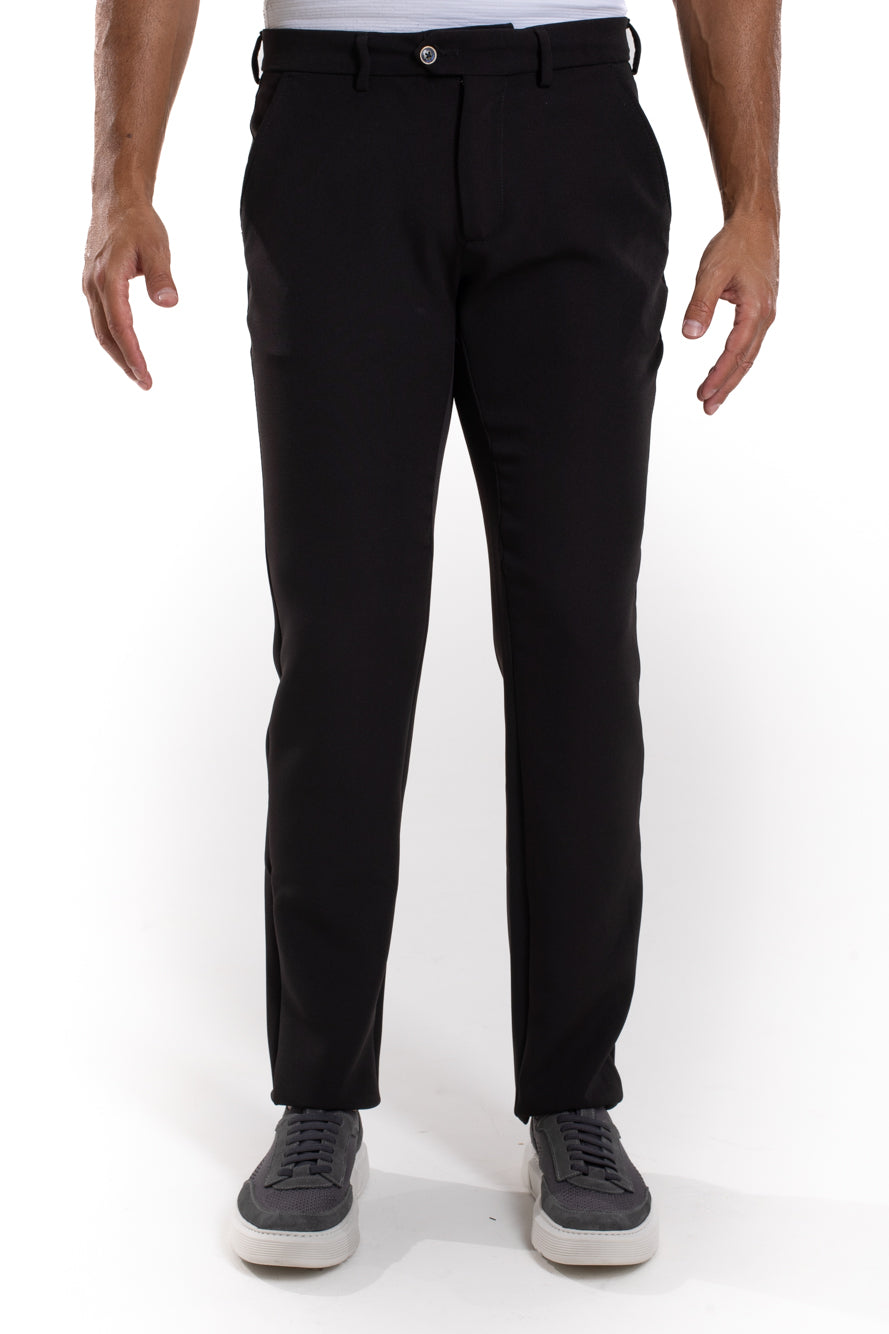 Calça Social Avulsa Poliviscose - Preto