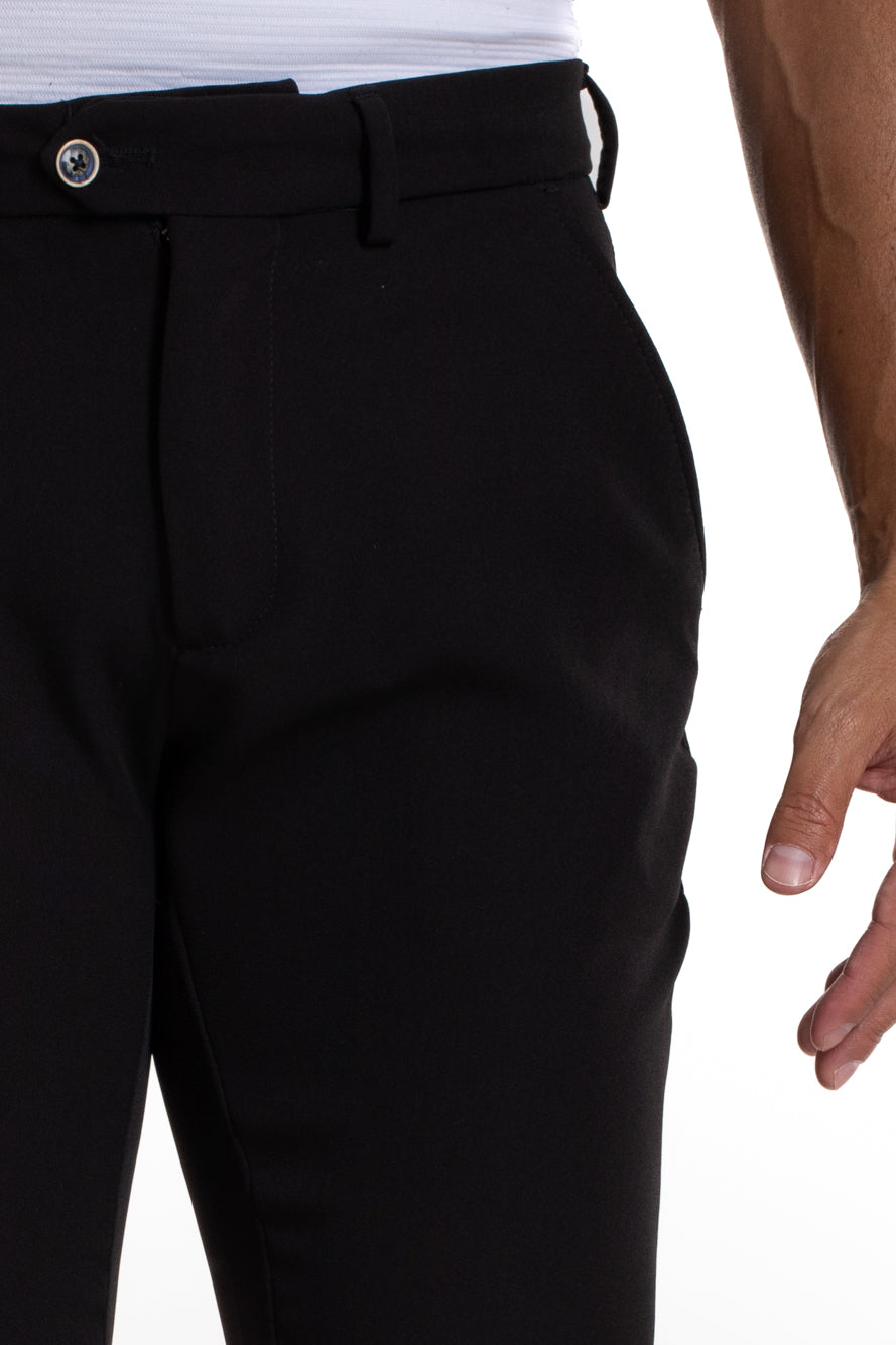 Calça Social Avulsa Poliviscose - Preto