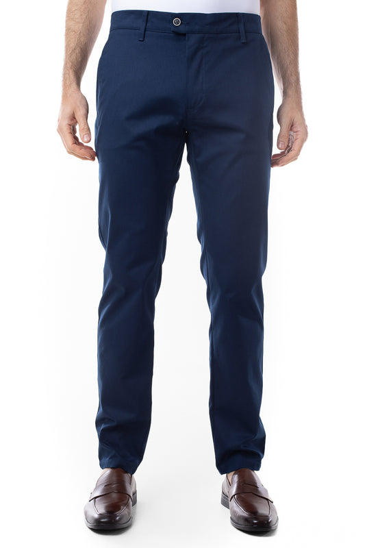 Calça Sarja Bolso Faca Slim Latteks - Marinho