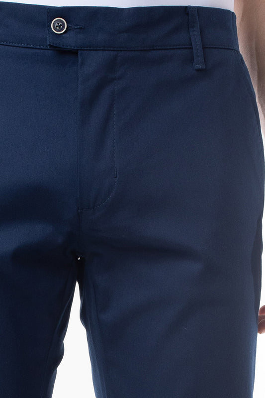 Calça Sarja Bolso Faca Slim Latteks - Marinho