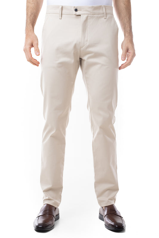 Calça Sarja Bolso Faca Slim Latteks - Areia