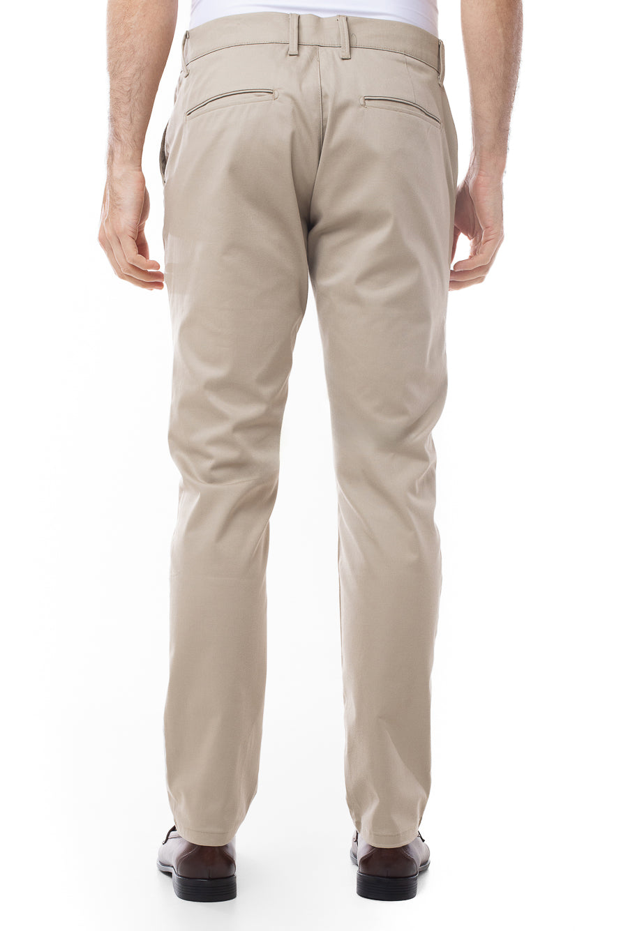Calça Sarja Bolso Faca Slim Cots - Khaki