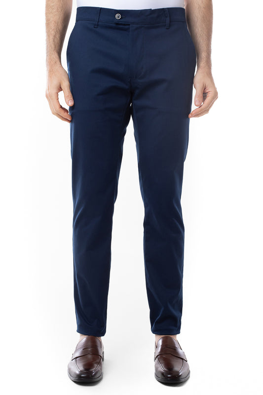 Calça Sarja Bolso Faca Slim Cots - Marinho