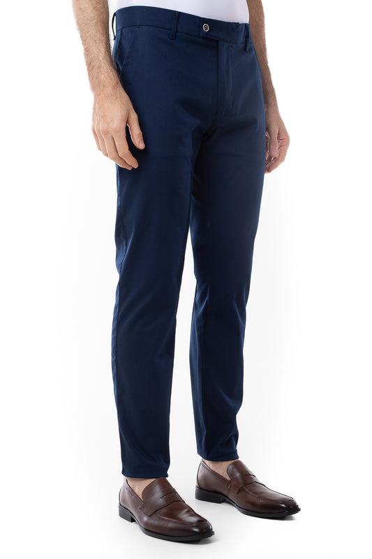 Calça Sarja Bolso Faca Slim Cots - Marinho