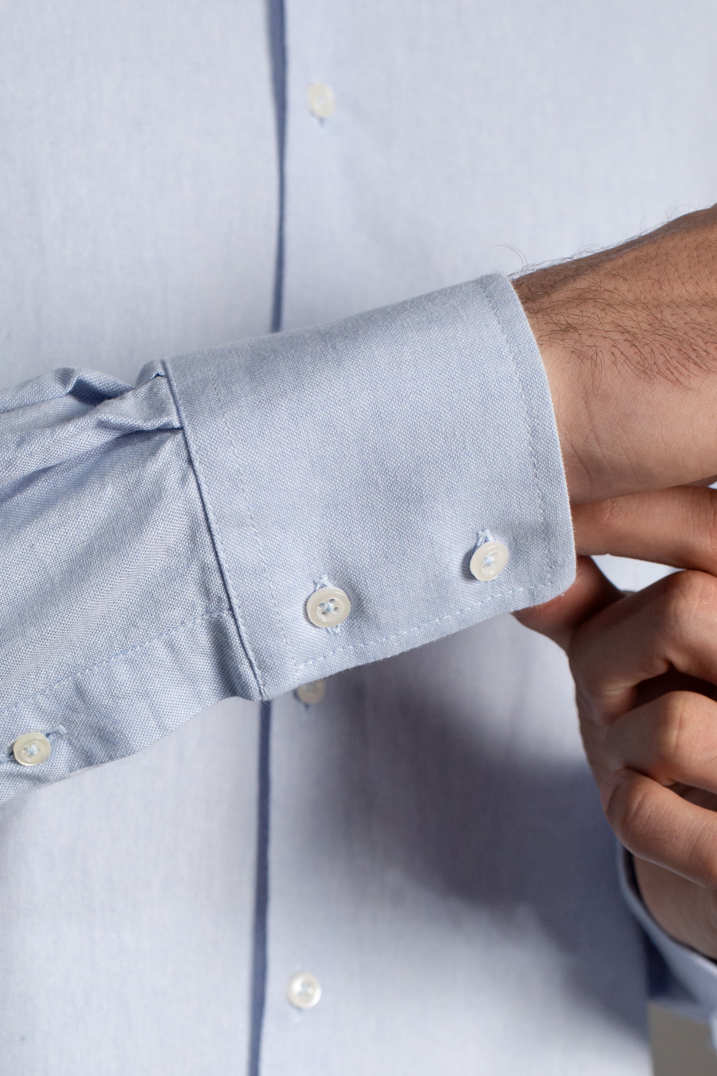 Camisa Manga Longa Slim Lisa Button Down - Celeste