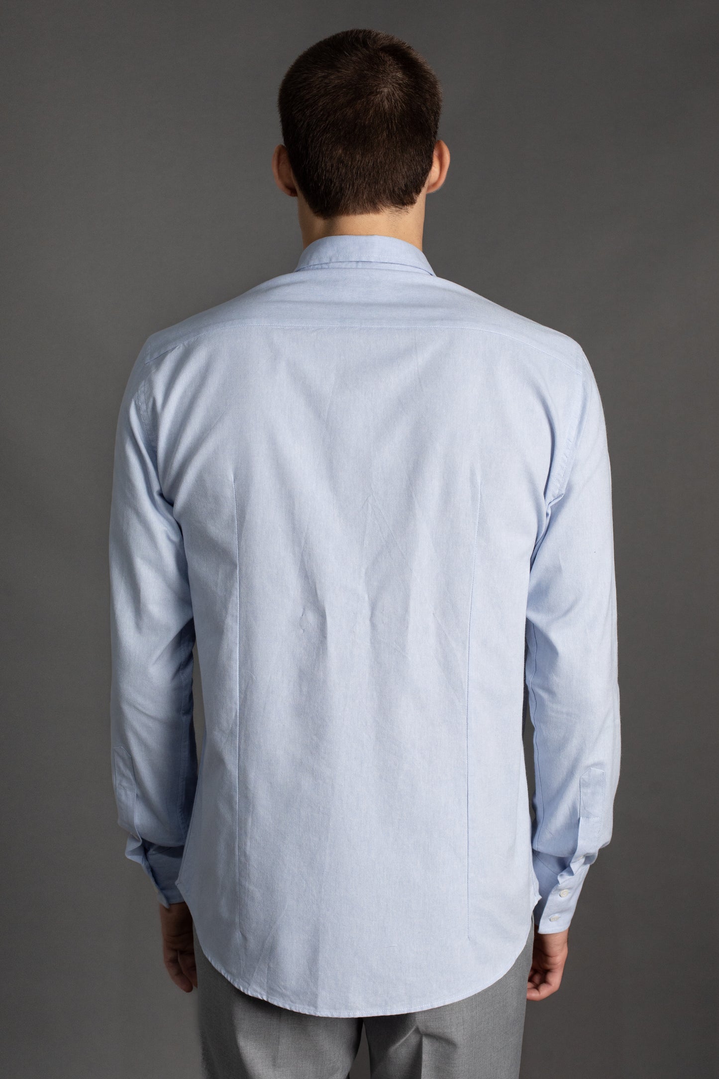 Camisa Manga Longa Slim Lisa Button Down - Celeste