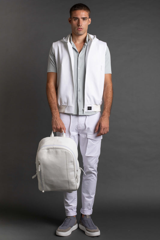 Camisa Manga Curta Malha - Cinza Claro