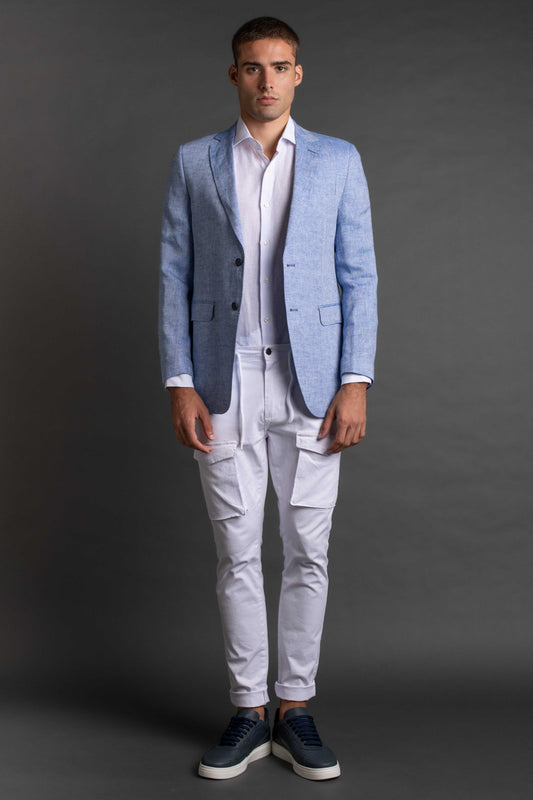 Camisa Manga Longa Linho - Branco