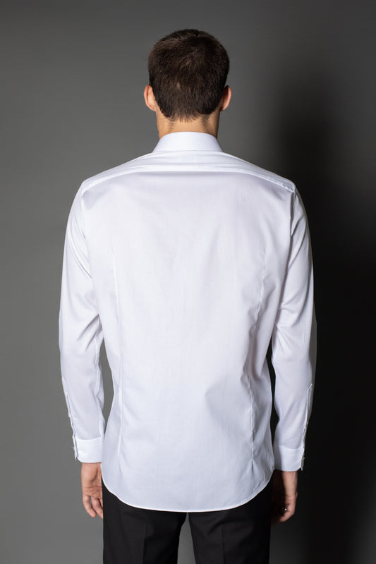 Camisa Manga Longa Slim Fantasia Colarinho I6 - Branco
