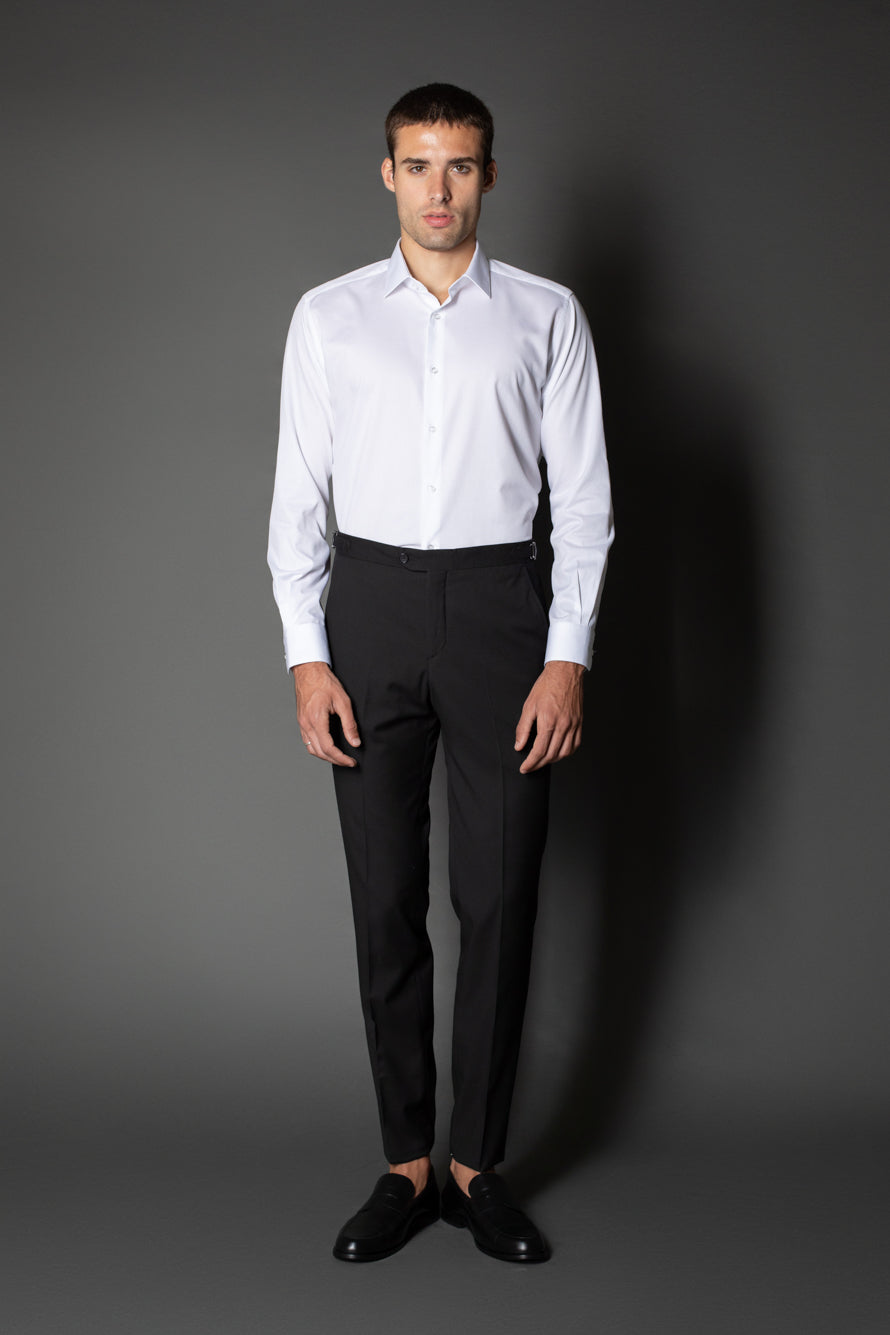 Camisa Manga Longa Slim Fantasia Colarinho I6 - Branco