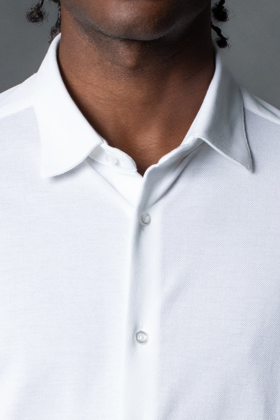 Camisa Manga Longa Algodão - Branco