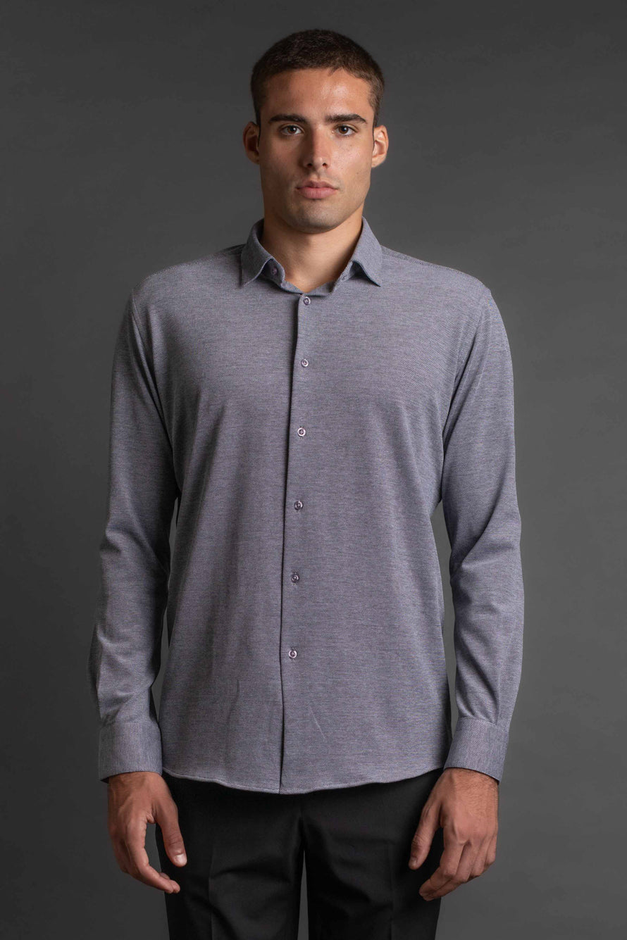 Camisa Manga Longa Algodão - Preto