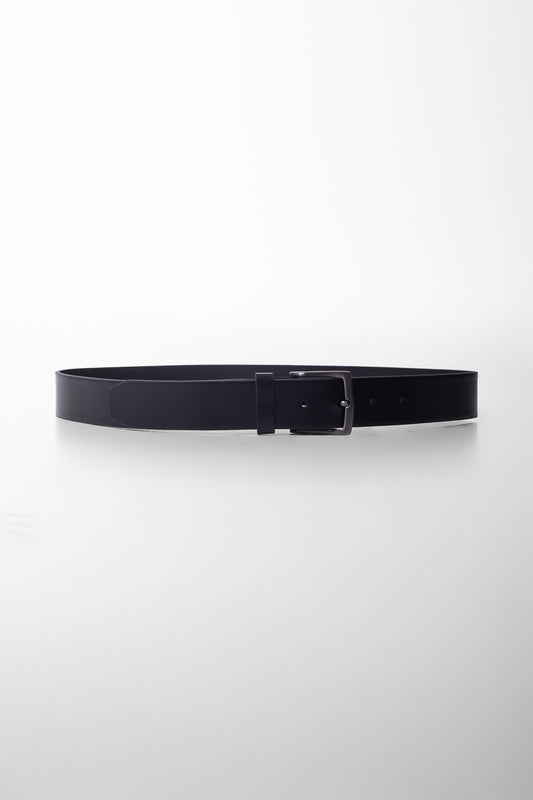 Cinto Couro Soleta Com Extensor - Preto