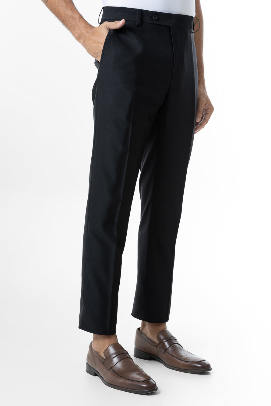 Calça Social Lisa Poliviscose - Preto