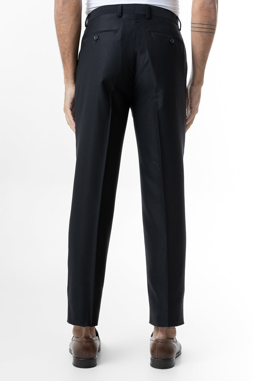 Calça Social Lisa Poliviscose - Preto
