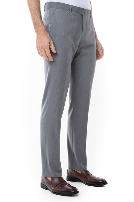 Calça Social Lisa Liverpool - Cinza Médio