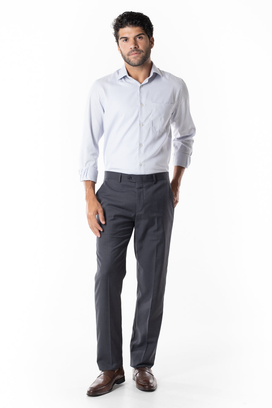 Calça Social Lisa New Portland - Grafite