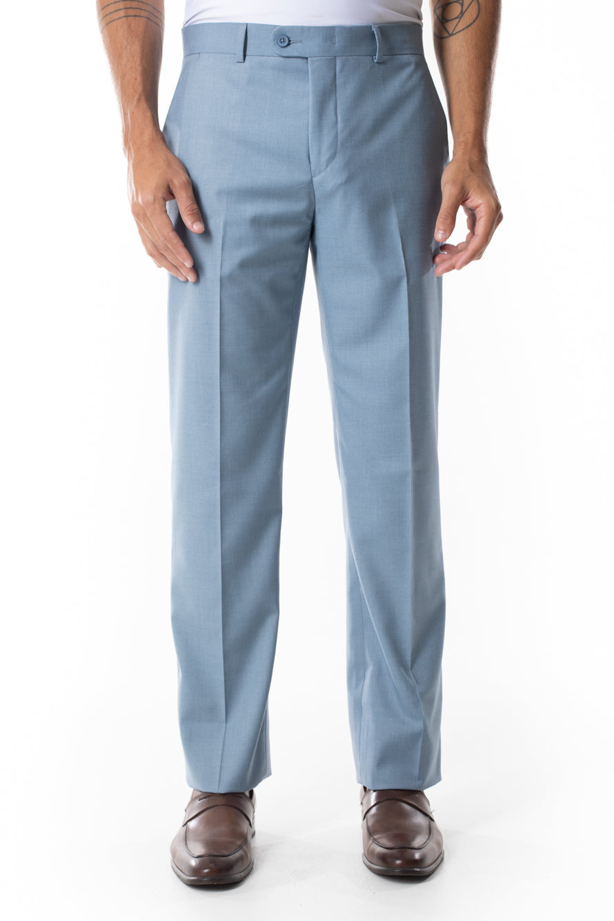 Calça Social Lisa New Portland - Azul Claro