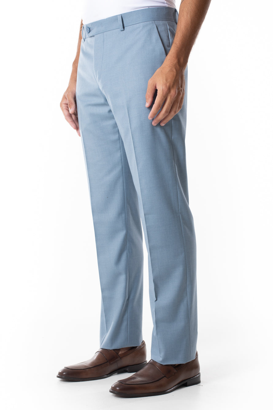 Calça Social Lisa New Portland - Azul Claro