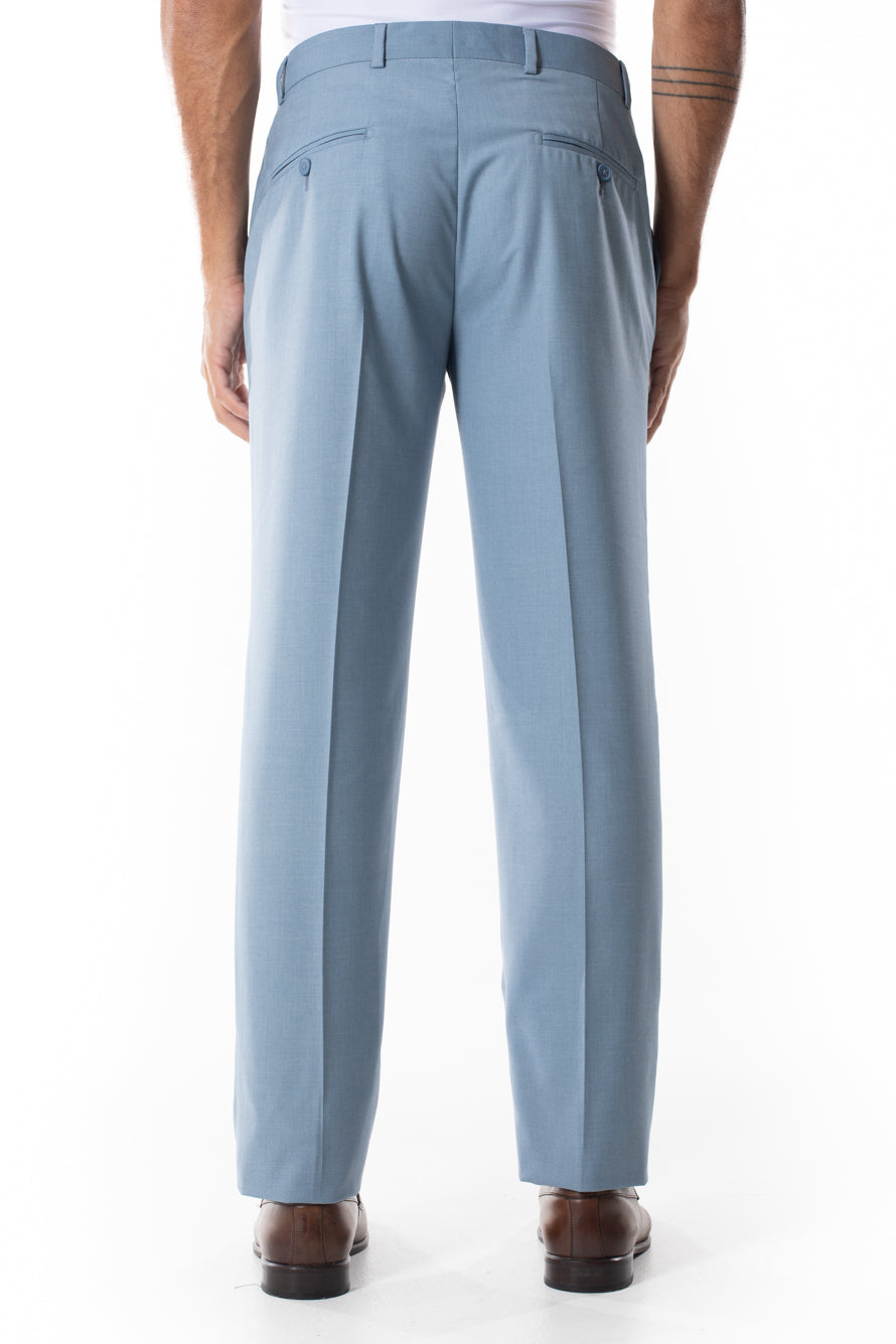 Calça Social Lisa New Portland - Azul Claro