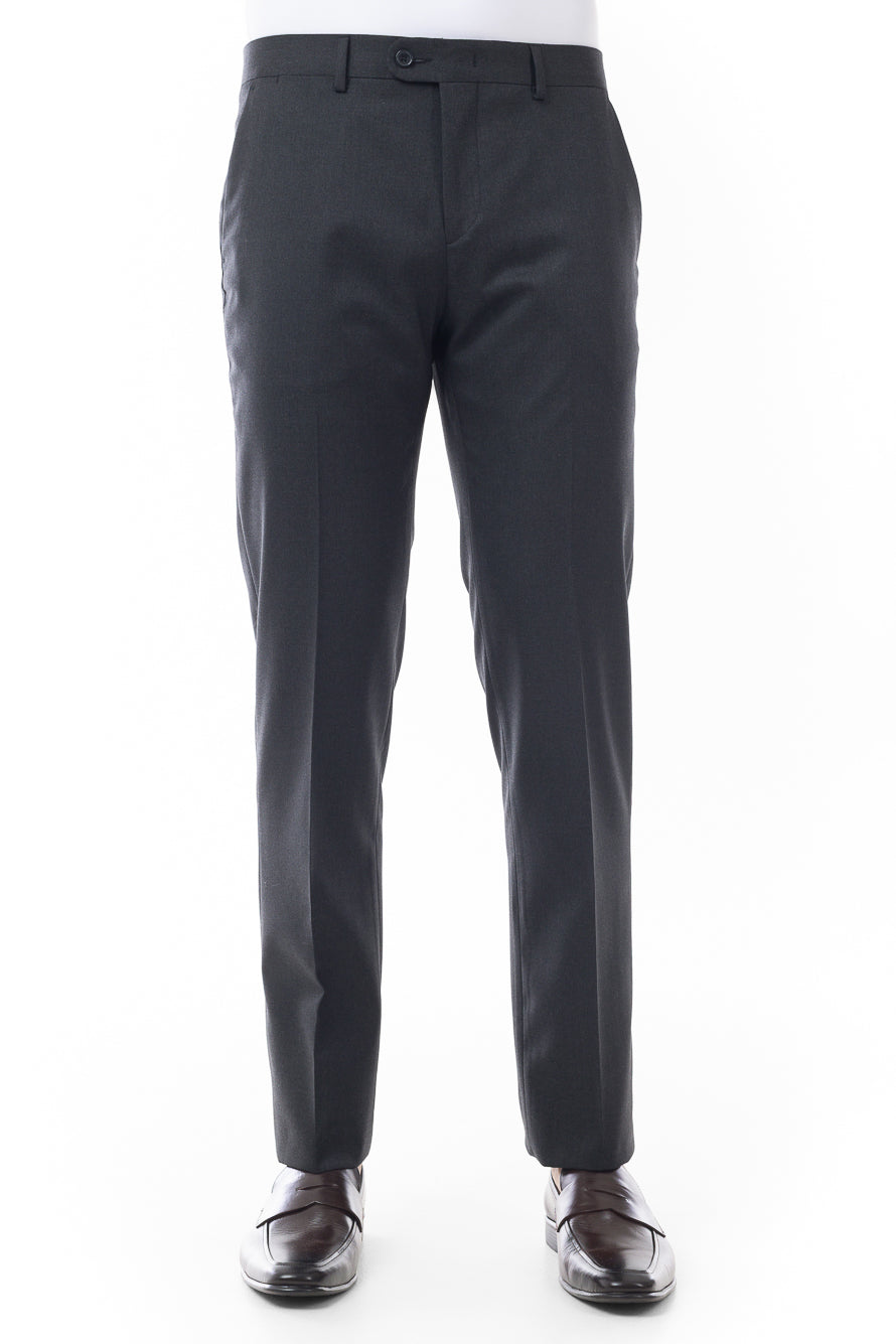 Calça Social Lisa Premium Super 120 - Chumbo
