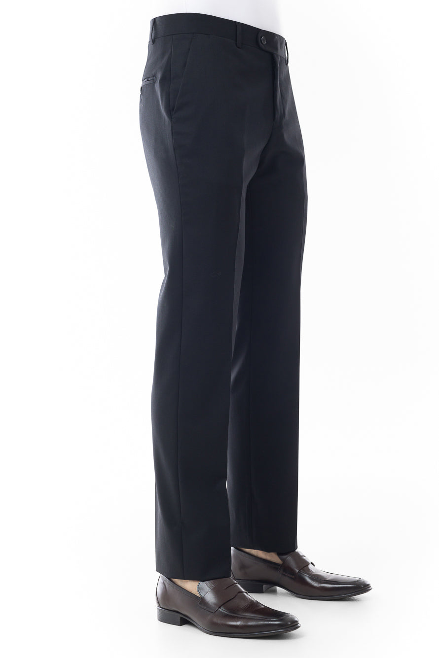Calça Social Lisa Premium Super 120 - Preto
