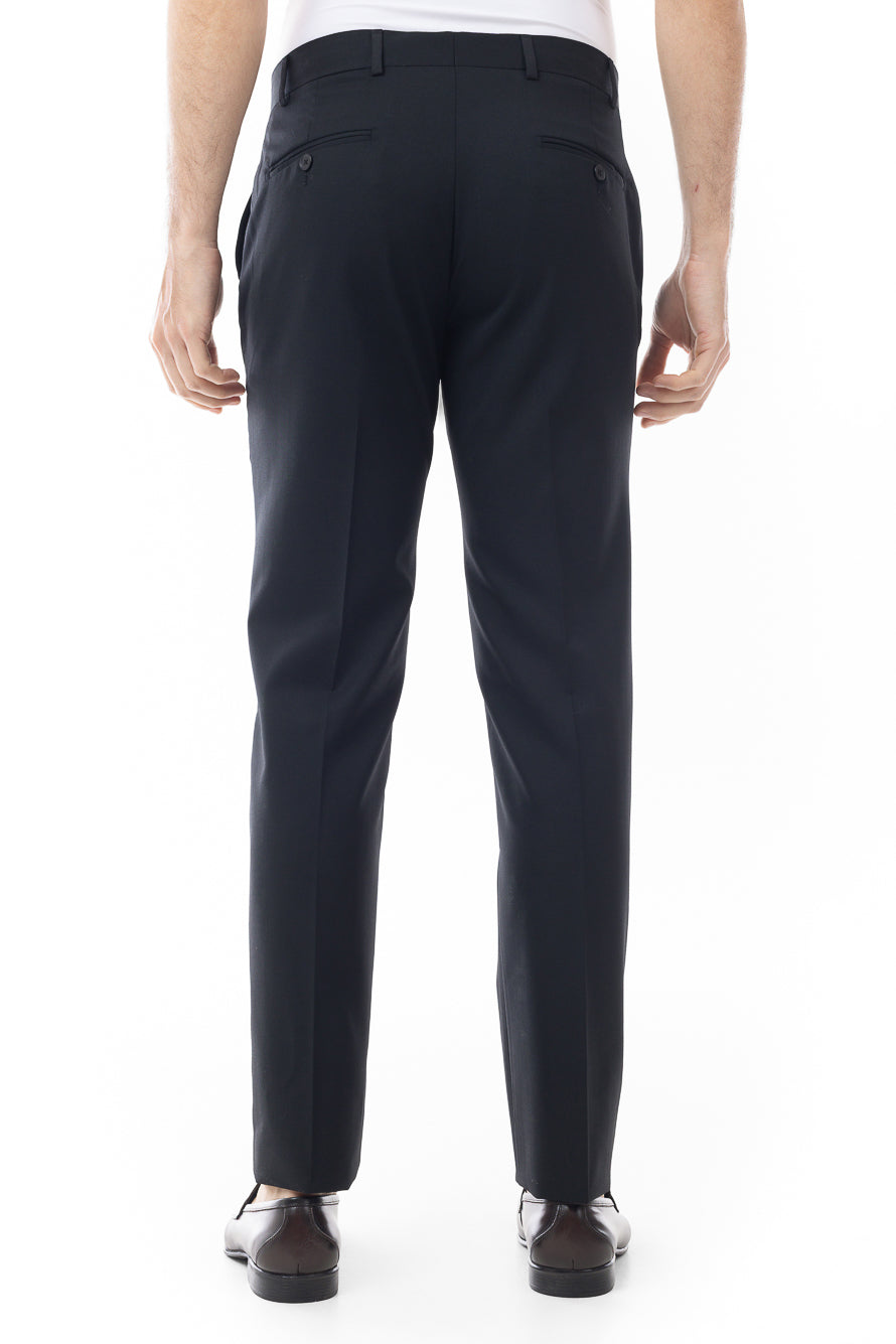 Calça Social Lisa Premium Super 120 - Preto