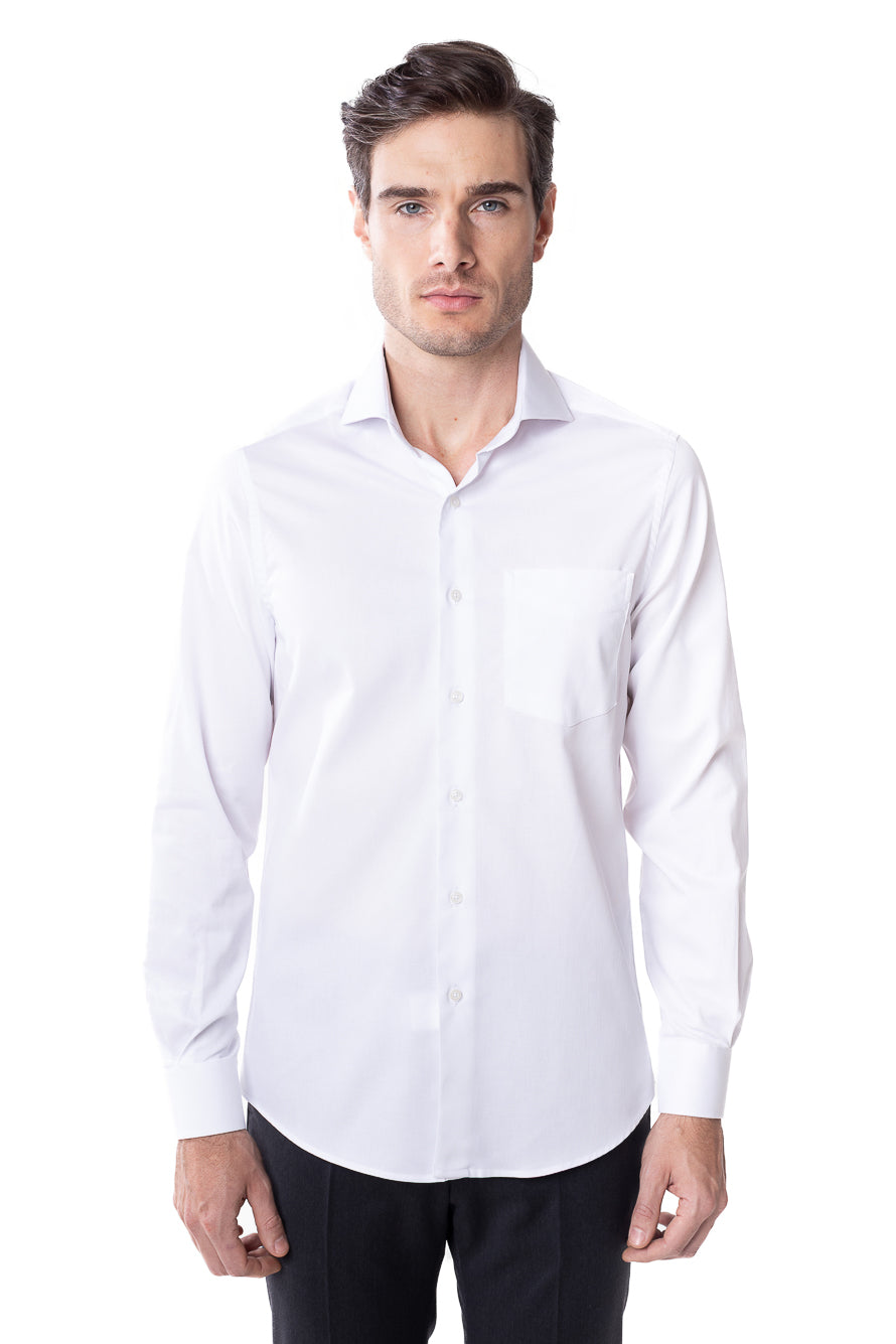Camisa Social Maquinetada Ruth - Branco