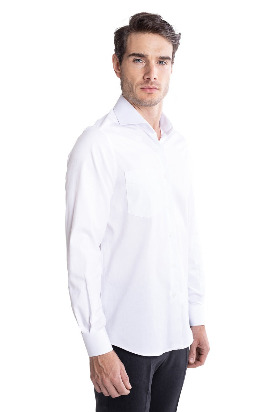 Camisa Social Maquinetada Ruth - Branco