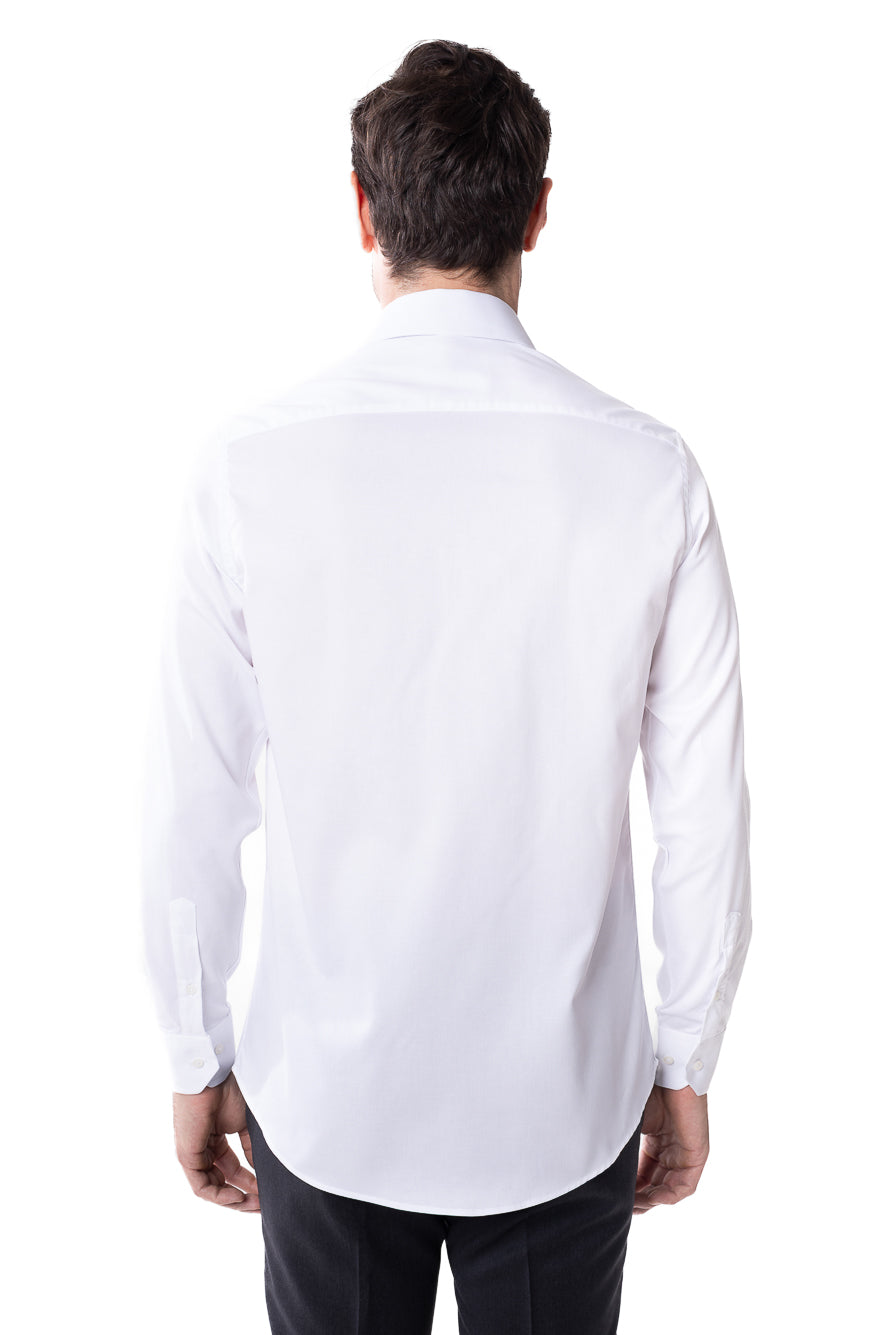 Camisa Social Maquinetada Ruth - Branco