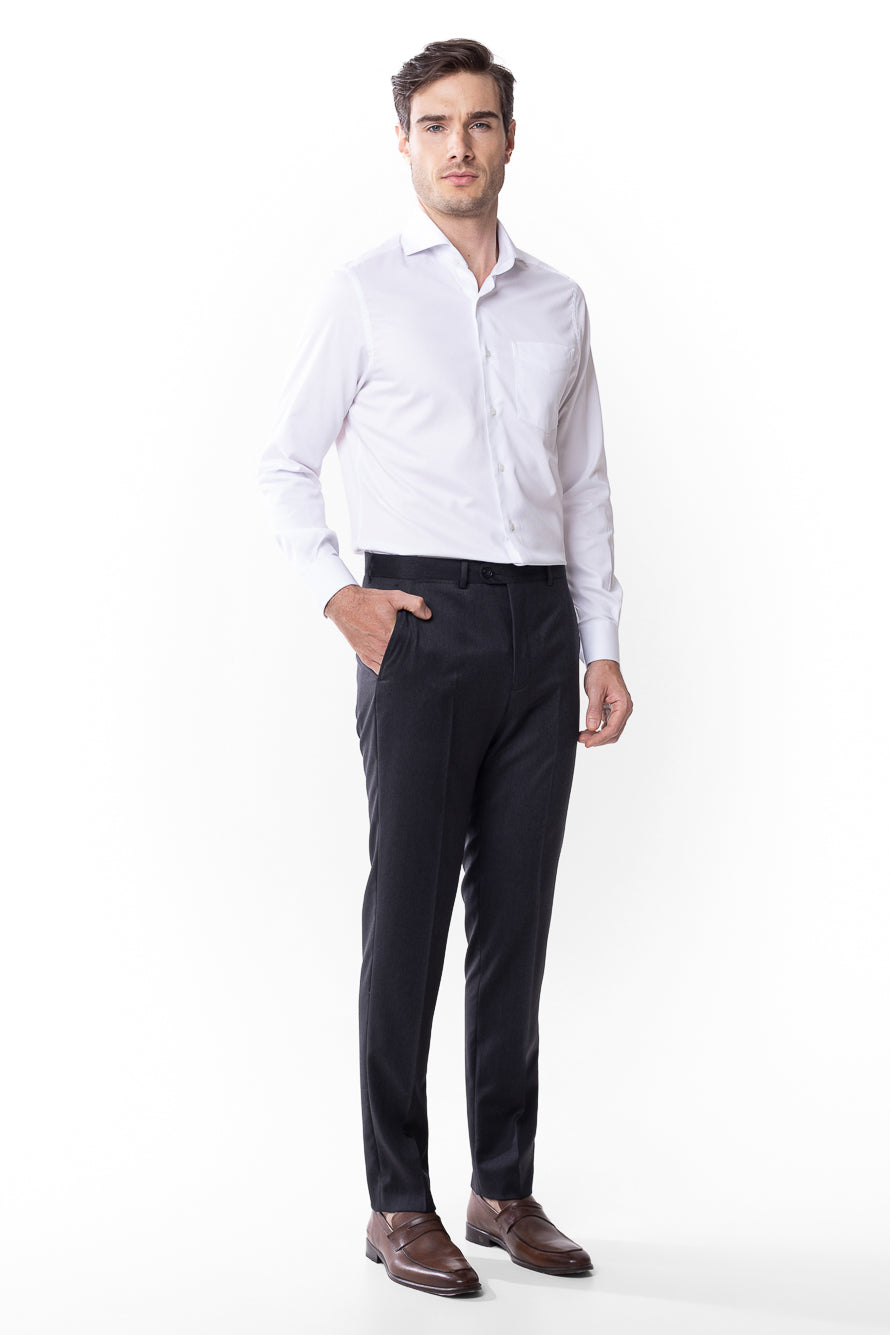 Camisa Social Maquinetada Ruth - Branco