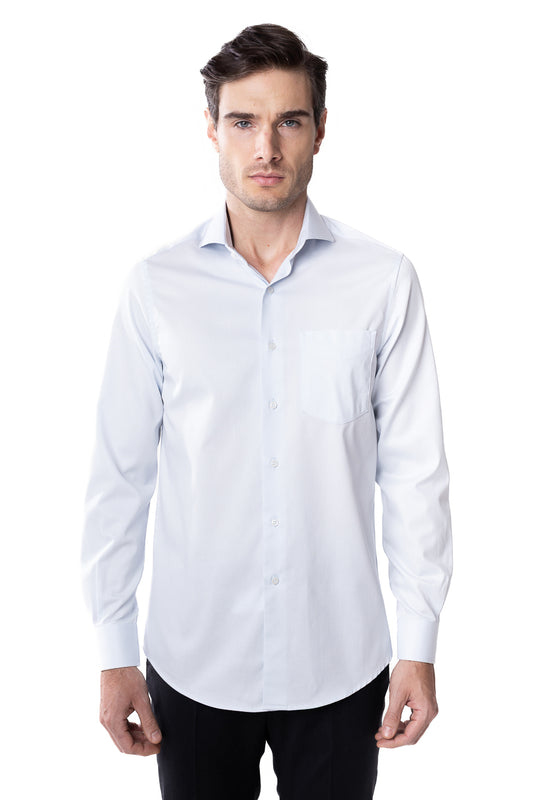 Camisa Social Maquinetada Ruth - Prata