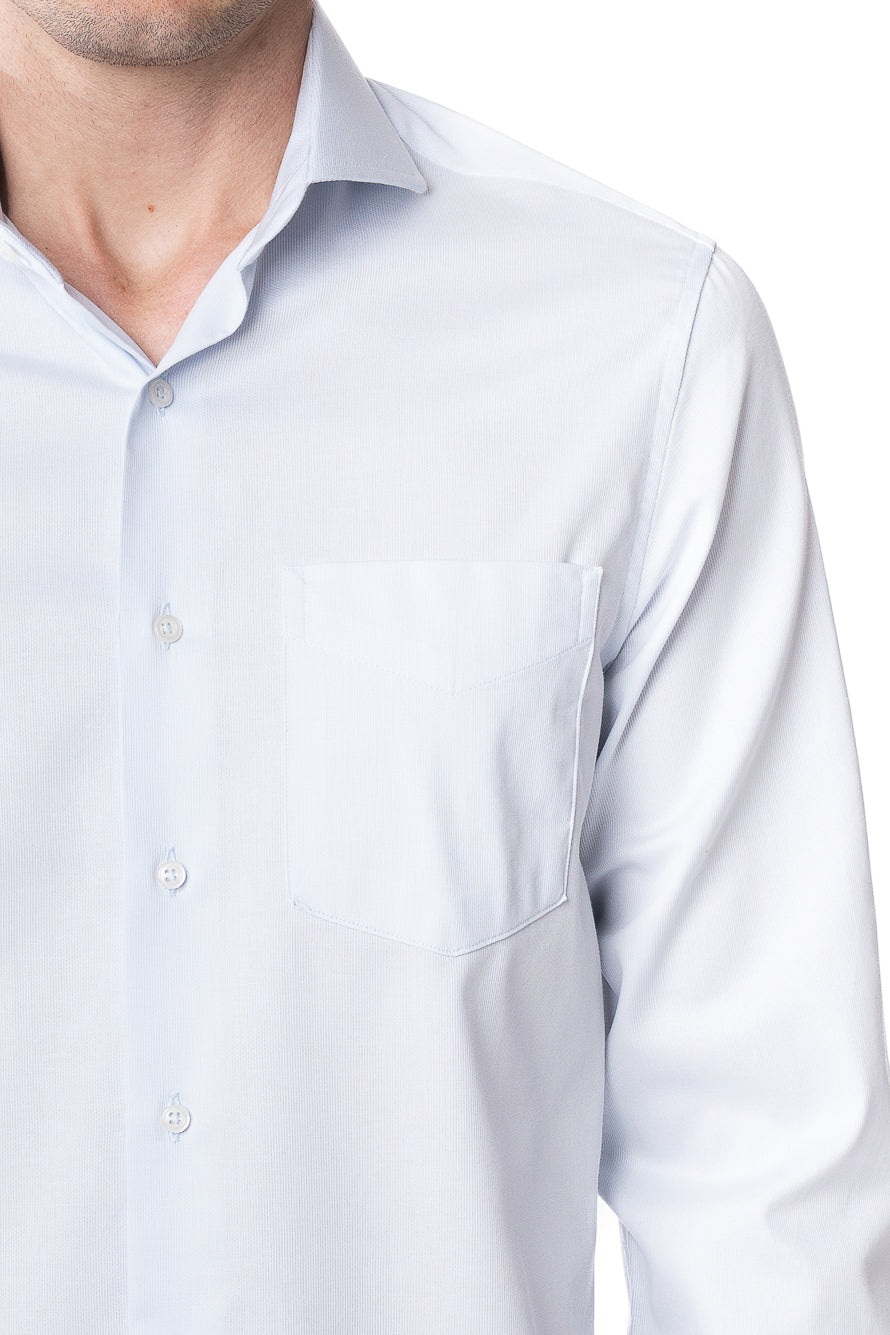 Camisa Social Maquinetada Ruth - Prata