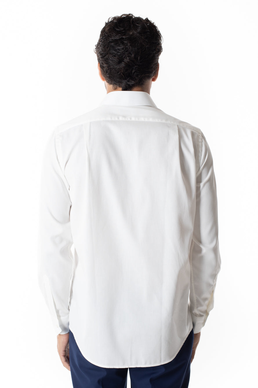 Camisa Social Maquinetada Ruth - Off White