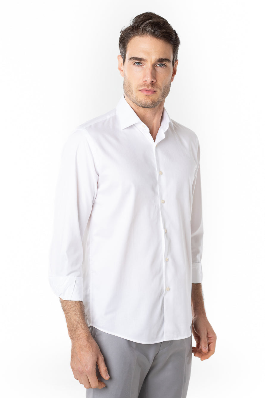 Camisa Social Slim Lisa Premium - Branco