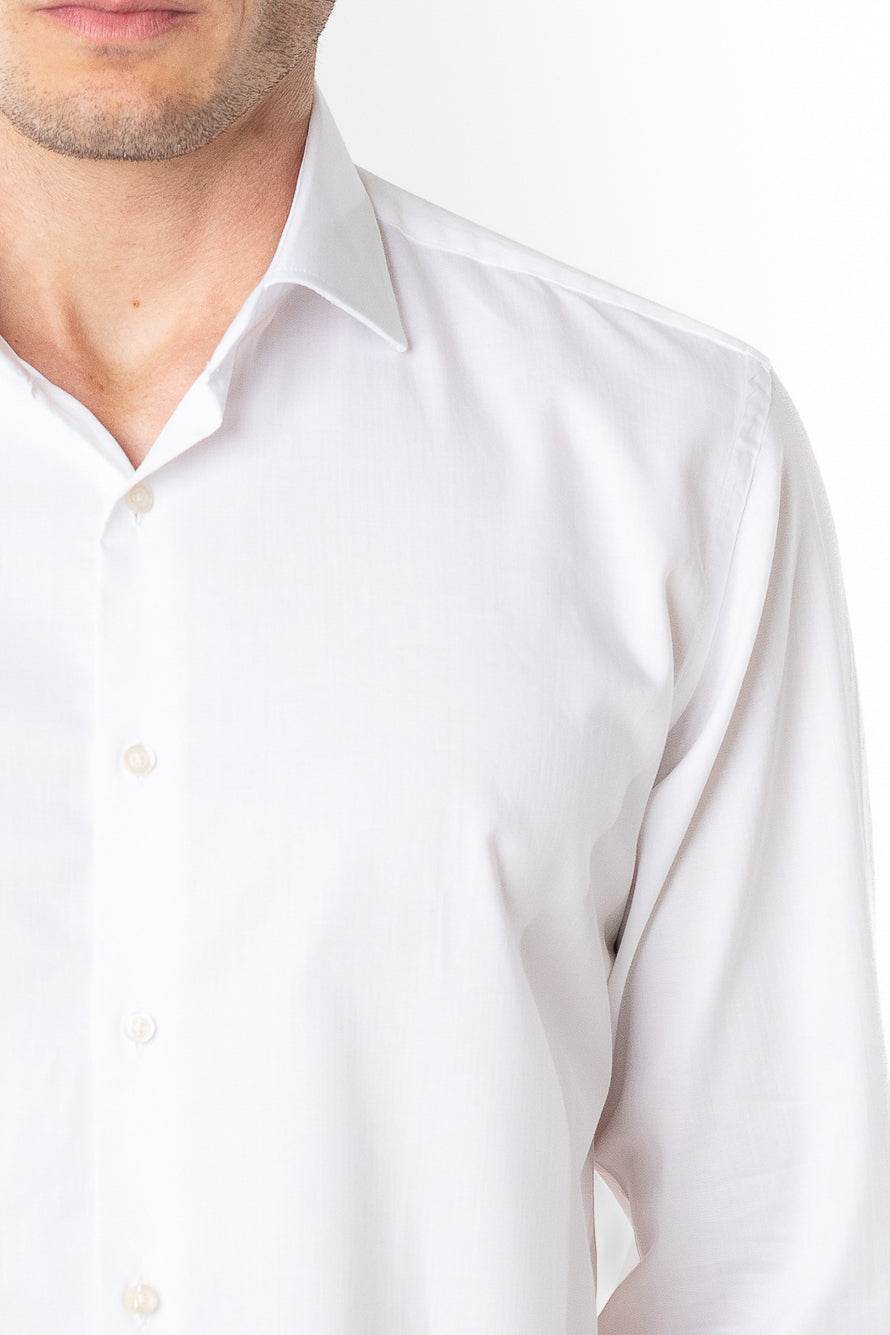 Camisa Social Slim Lisa Premium - Branco