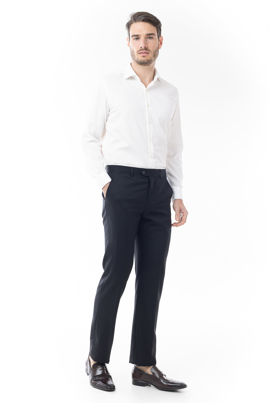 Camisa Social Slim Maquinetada Ruth - Off White