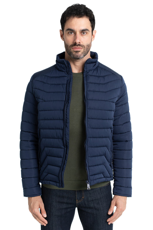 Jaqueta Bomber Nylon - Marinho