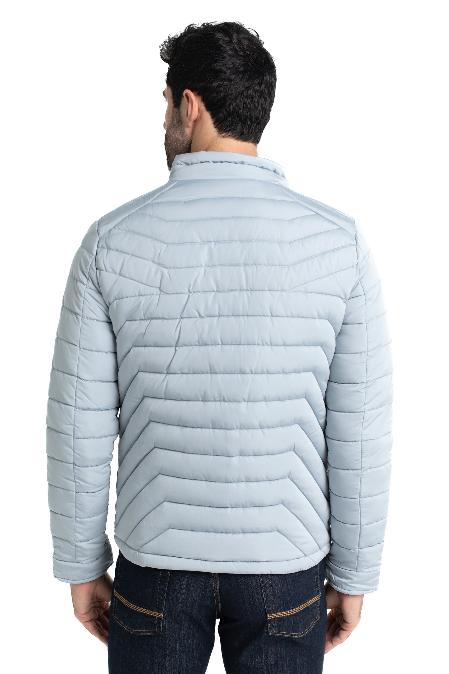 Jaqueta Bomber Nylon - Cinza